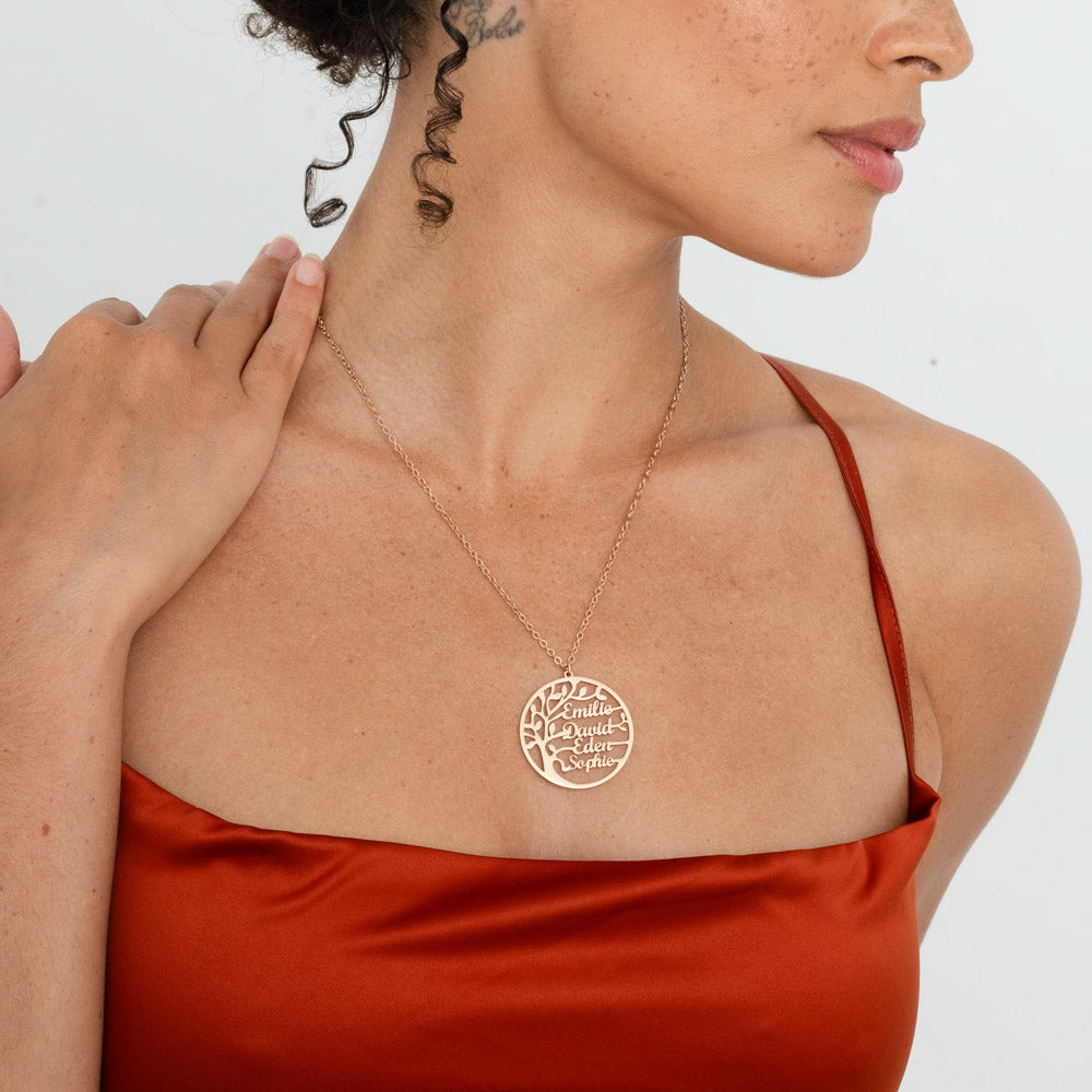 Personalized Family Tree Necklace