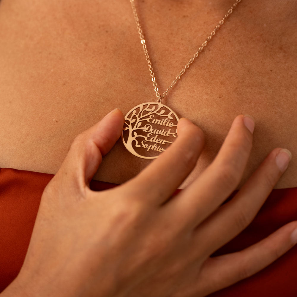 Personalized Family Tree Necklace